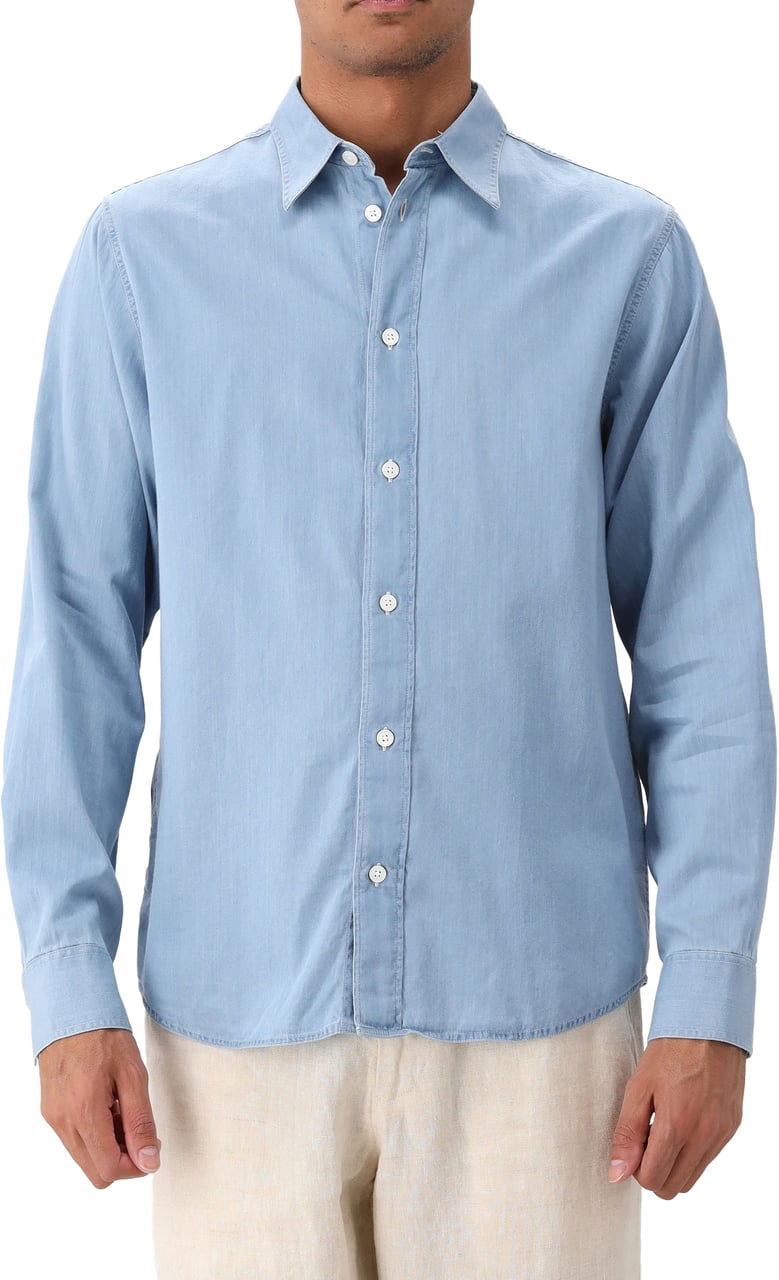 NN07 NN.07 Overhemd Blauw Colby Shirt Blauw