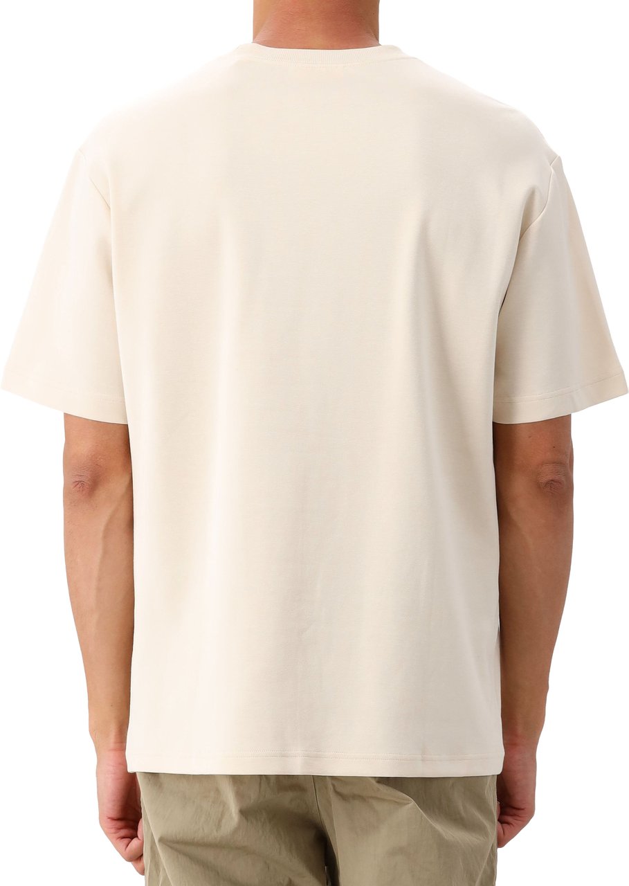 NN07 NN.07 T-Shirt Beige Nat SS Logo Tee Beige