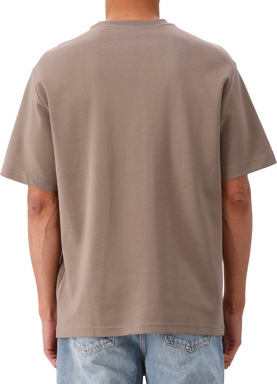 NN07 NN.07 T-shirt Bruin Nat SS Logo Bruin