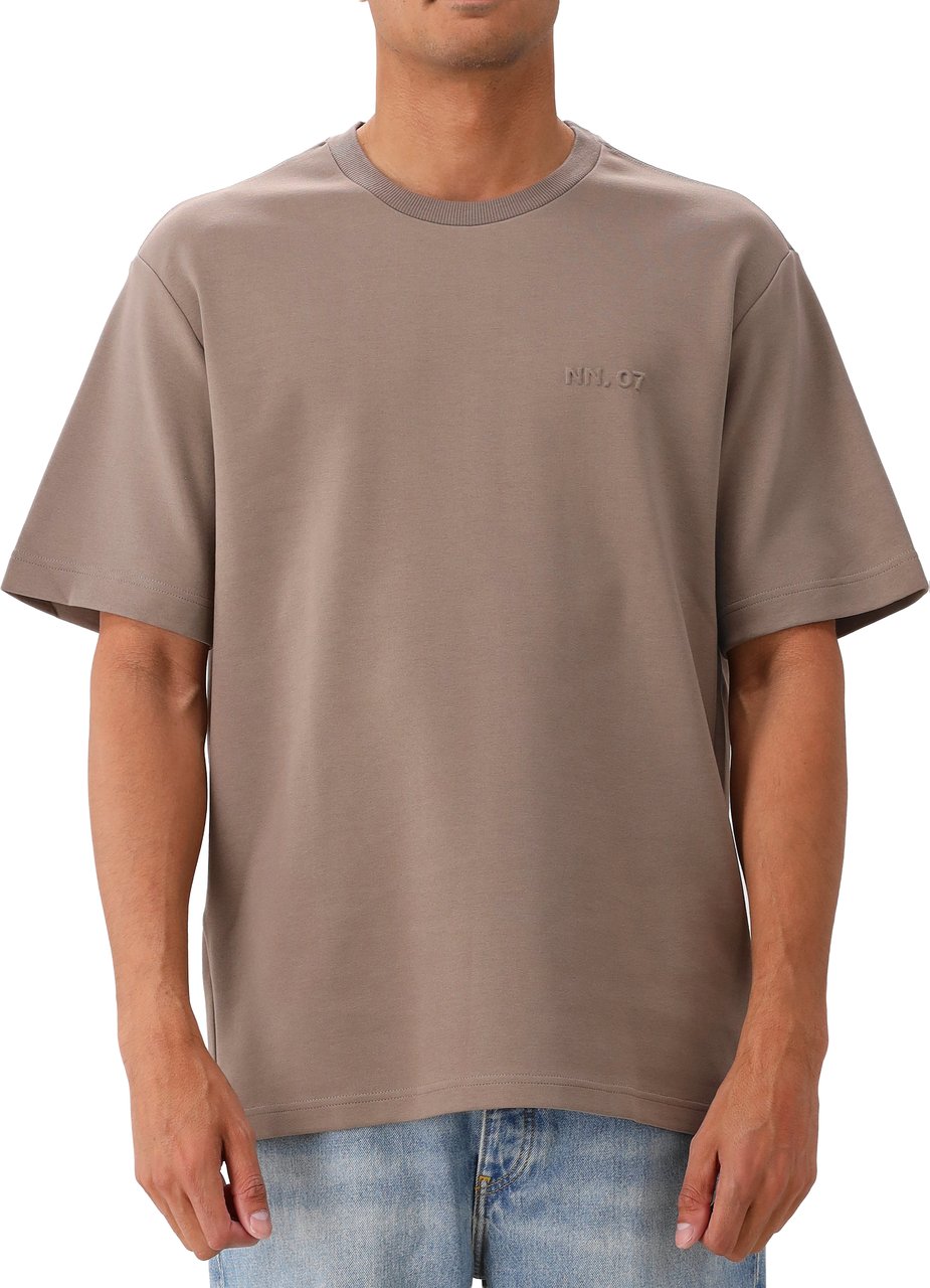 NN07 NN.07 T-shirt Bruin Nat SS Logo Bruin