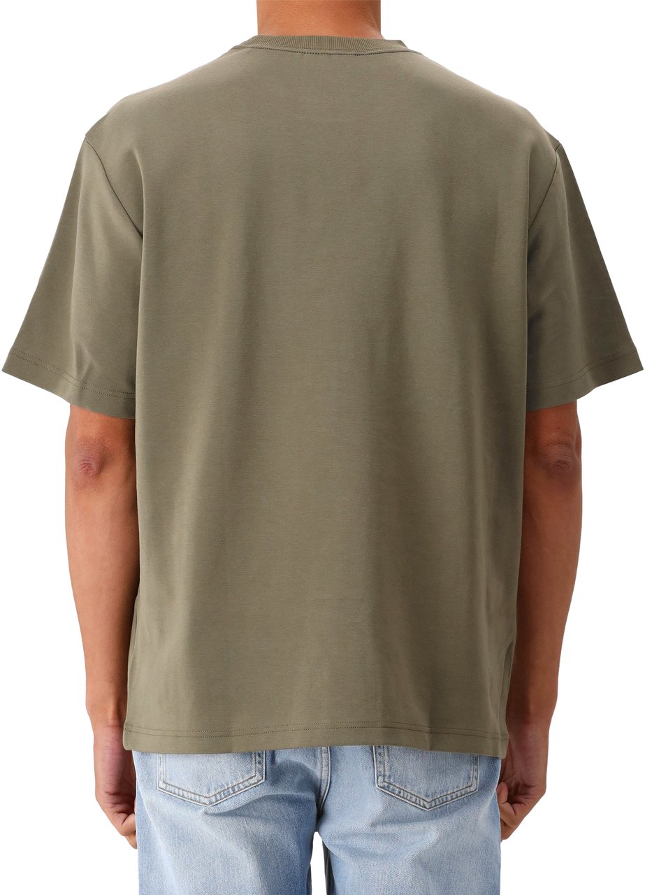 NN07 NN.07 T-shirt Groen Nat SS Logo Tee 3457 Groen
