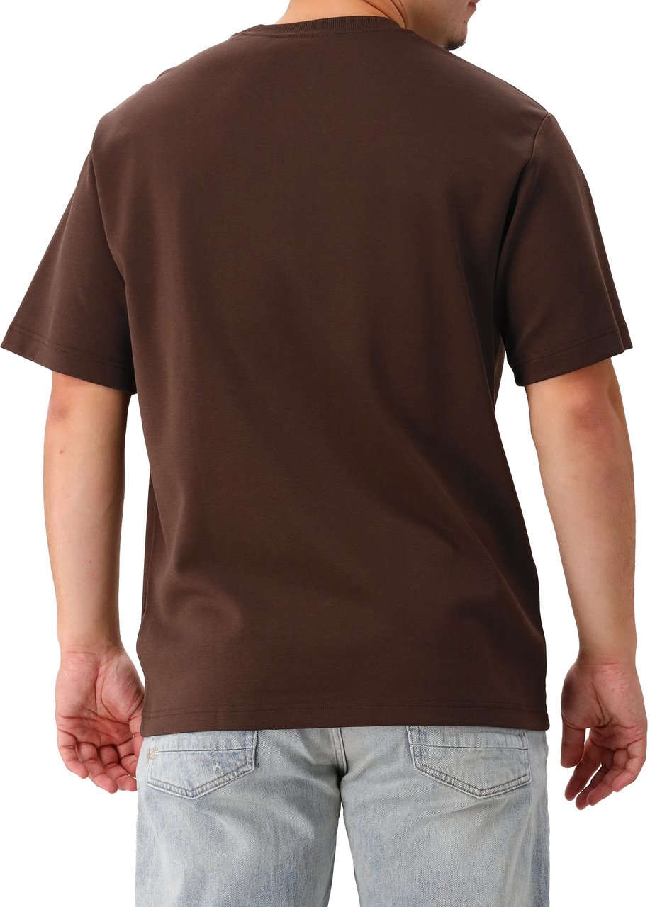 NN07 NN.07 T-Shirt Bruin Nat Ss Logo Bruin