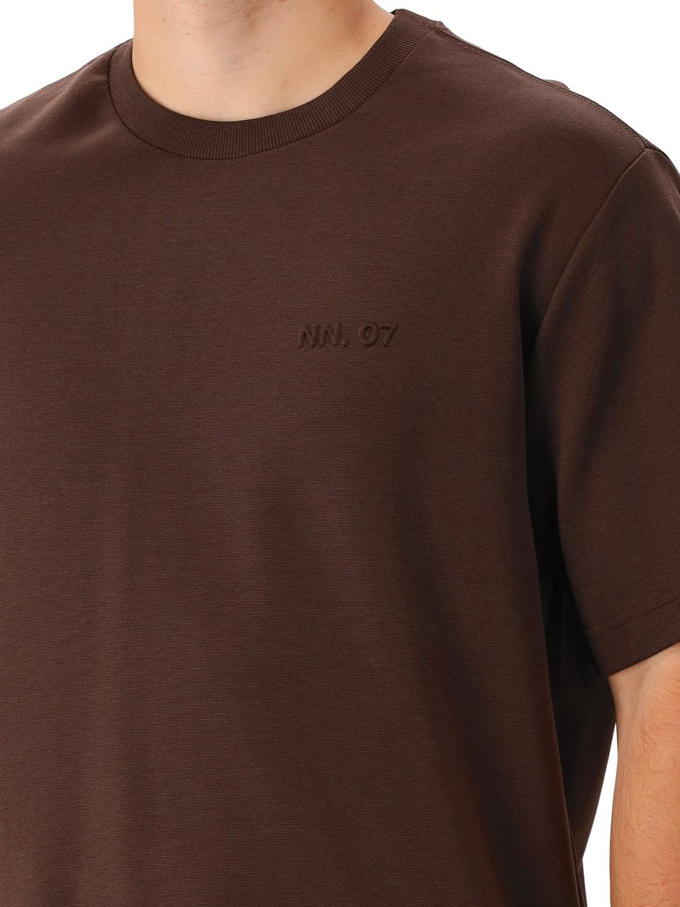 NN07 NN.07 T-Shirt Bruin Nat Ss Logo Bruin