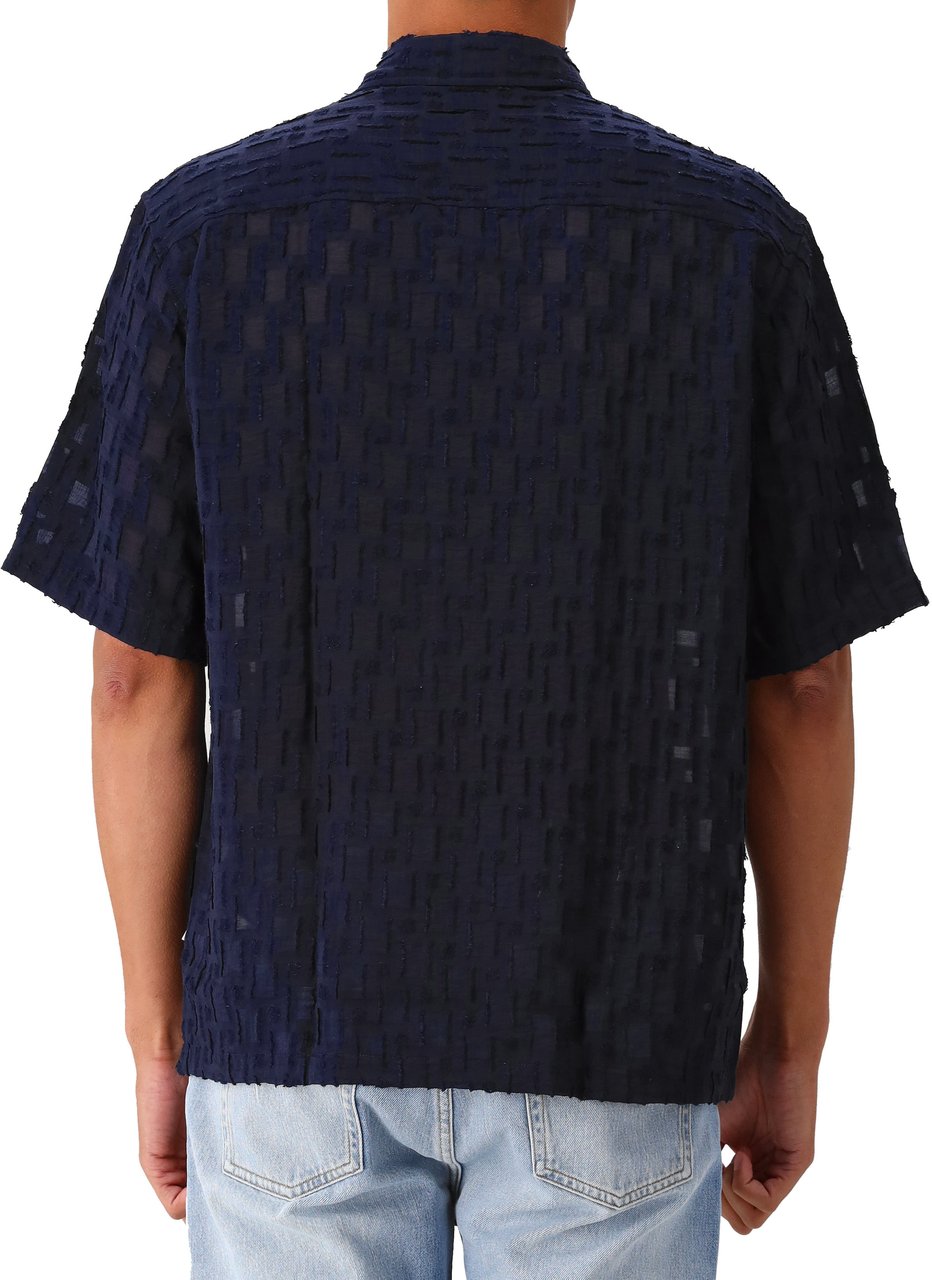 NN07 NN.07 Overhemd Blauw Freddy SS No Pkt 5025 Blauw