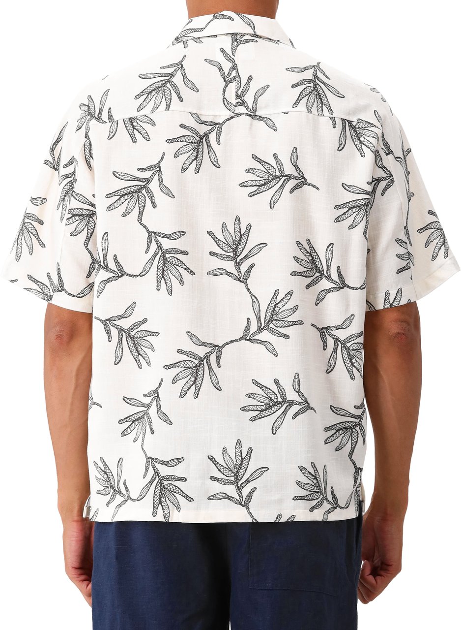 NN07 NN.07 Overhemd Wit Ole SS Shirt 5210 Wit