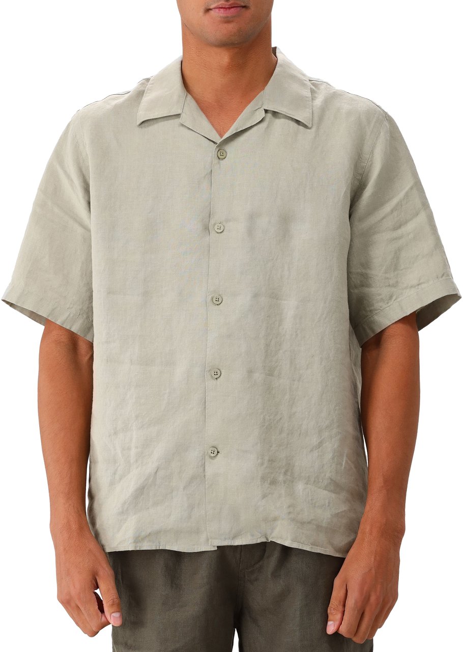 NN07 NN.07 Shirt Groen Julio SS No PKT 5708 Groen