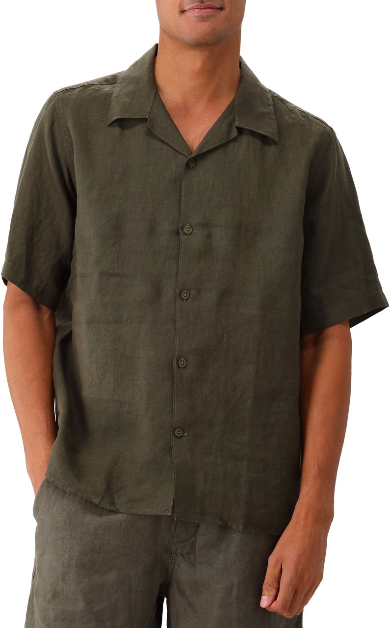 NN07 NN.07 Shirt Groen Julio SS No PKT 5708 Groen