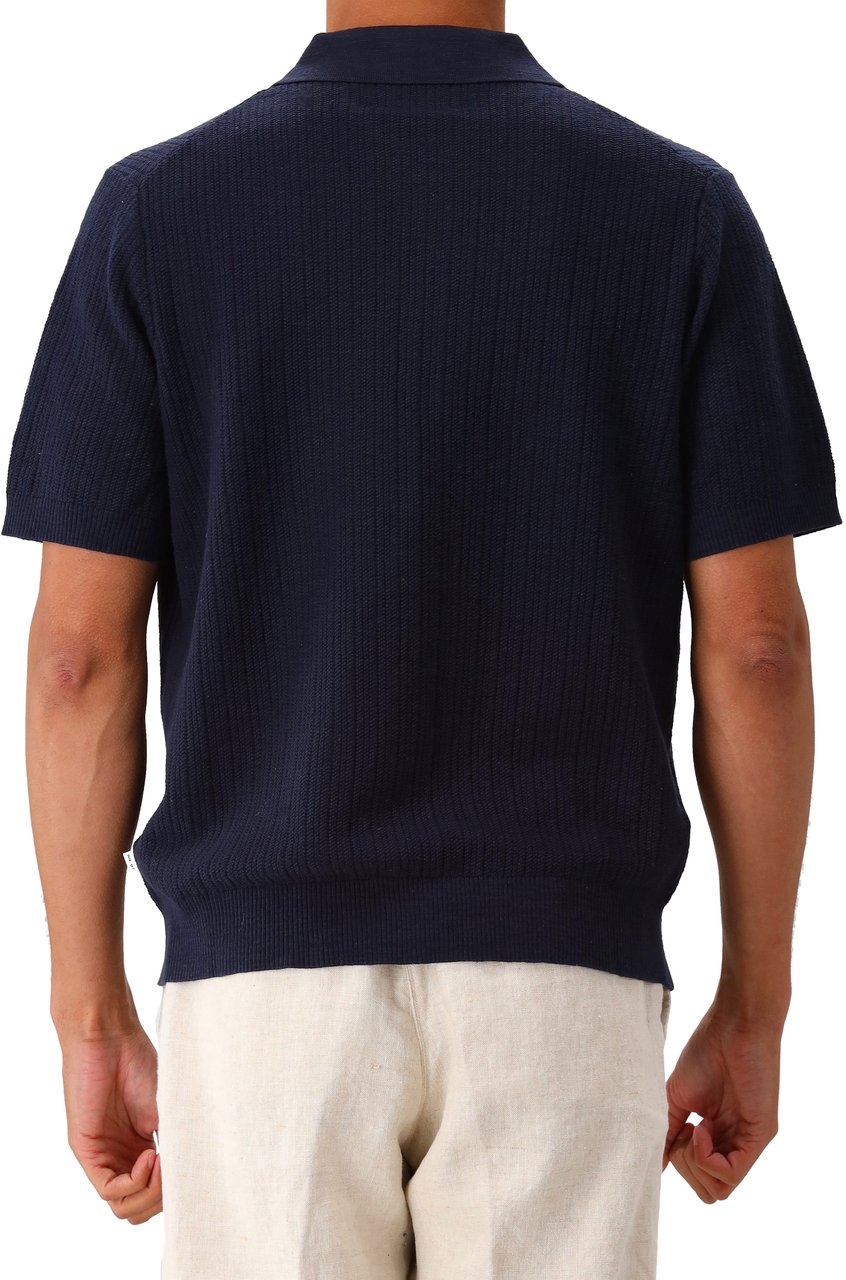 NN07 NN.07 Polo Blauw Nolan Cardigan 6695 Blauw