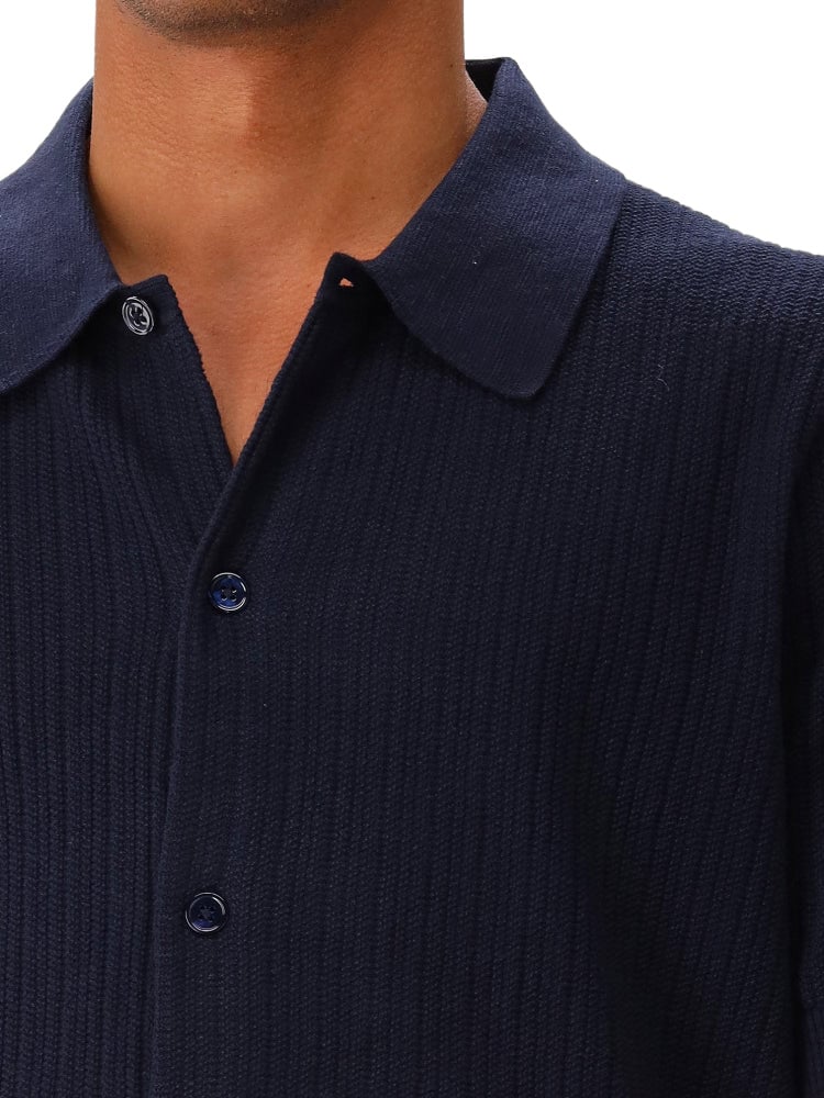 NN07 NN.07 Polo Blauw Nolan Cardigan 6695 Blauw