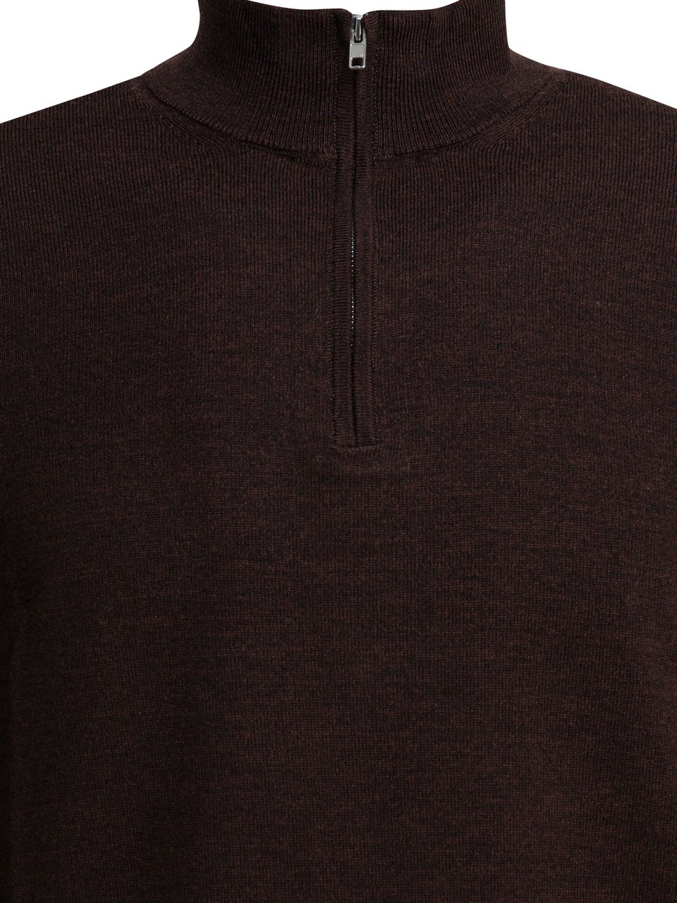 NN07 "Gustav" half-zip sweater Bruin