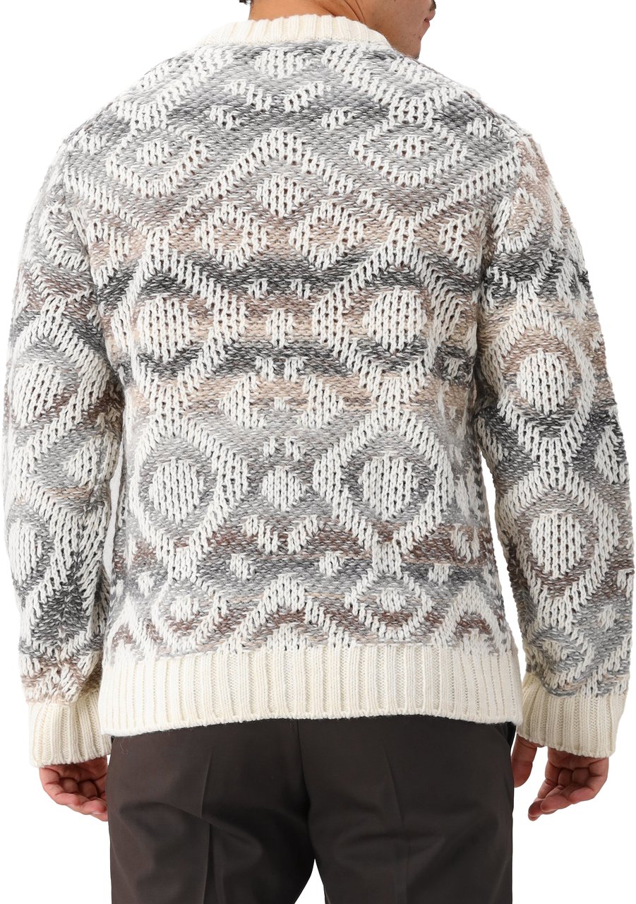 NN07 NN.07 Gebreide Trui Beige Brady 60024 Grijs