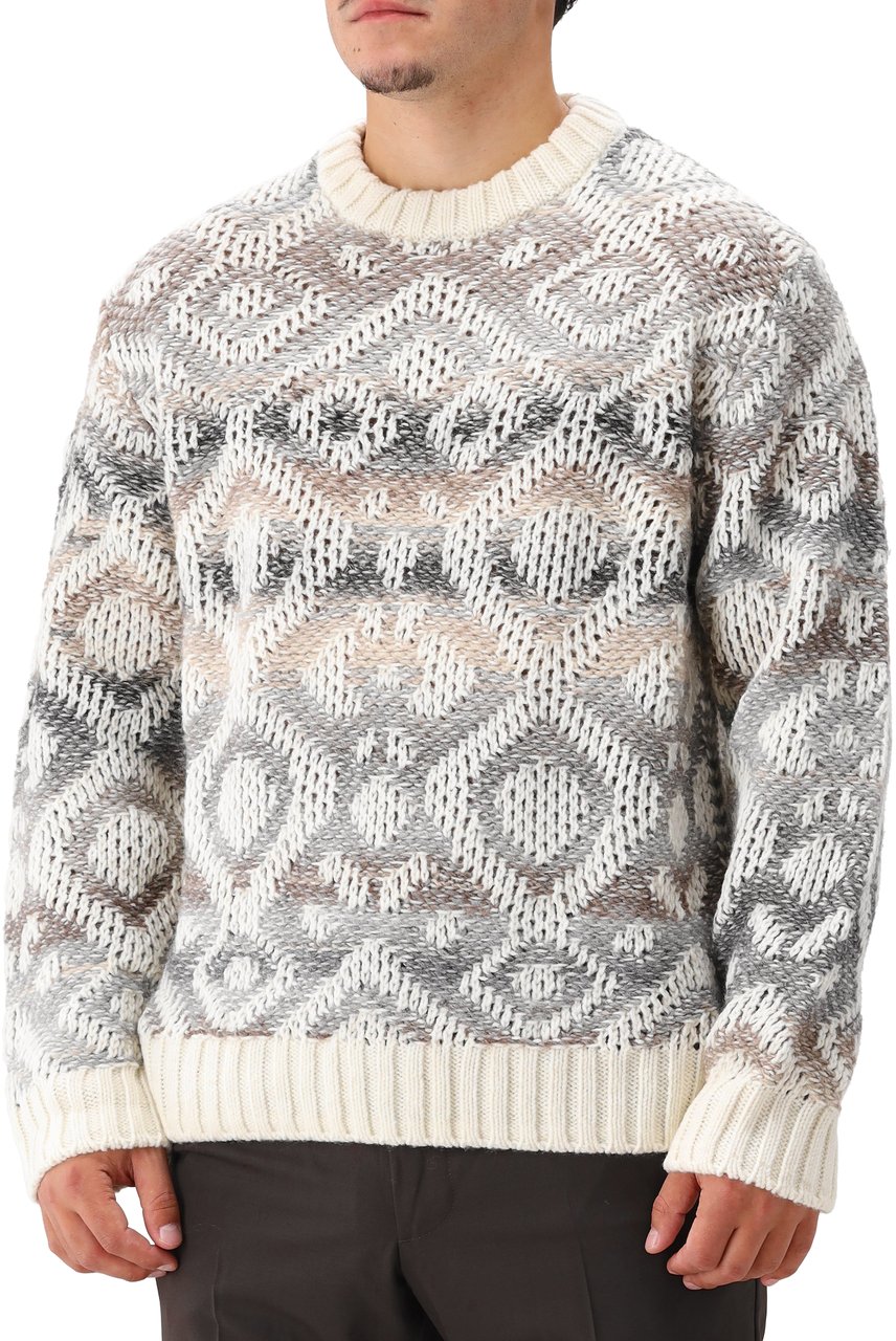 NN07 NN.07 Gebreide Trui Beige Brady 60024 Grijs