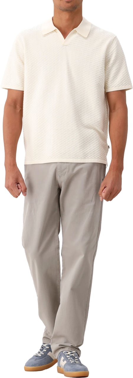 NN07 NN.07 Gebreide Polo Gebroken Wit Paul SS Beige