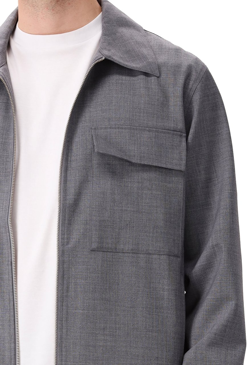 NN07 NN.07 Overshirt Grijs Alban Grijs