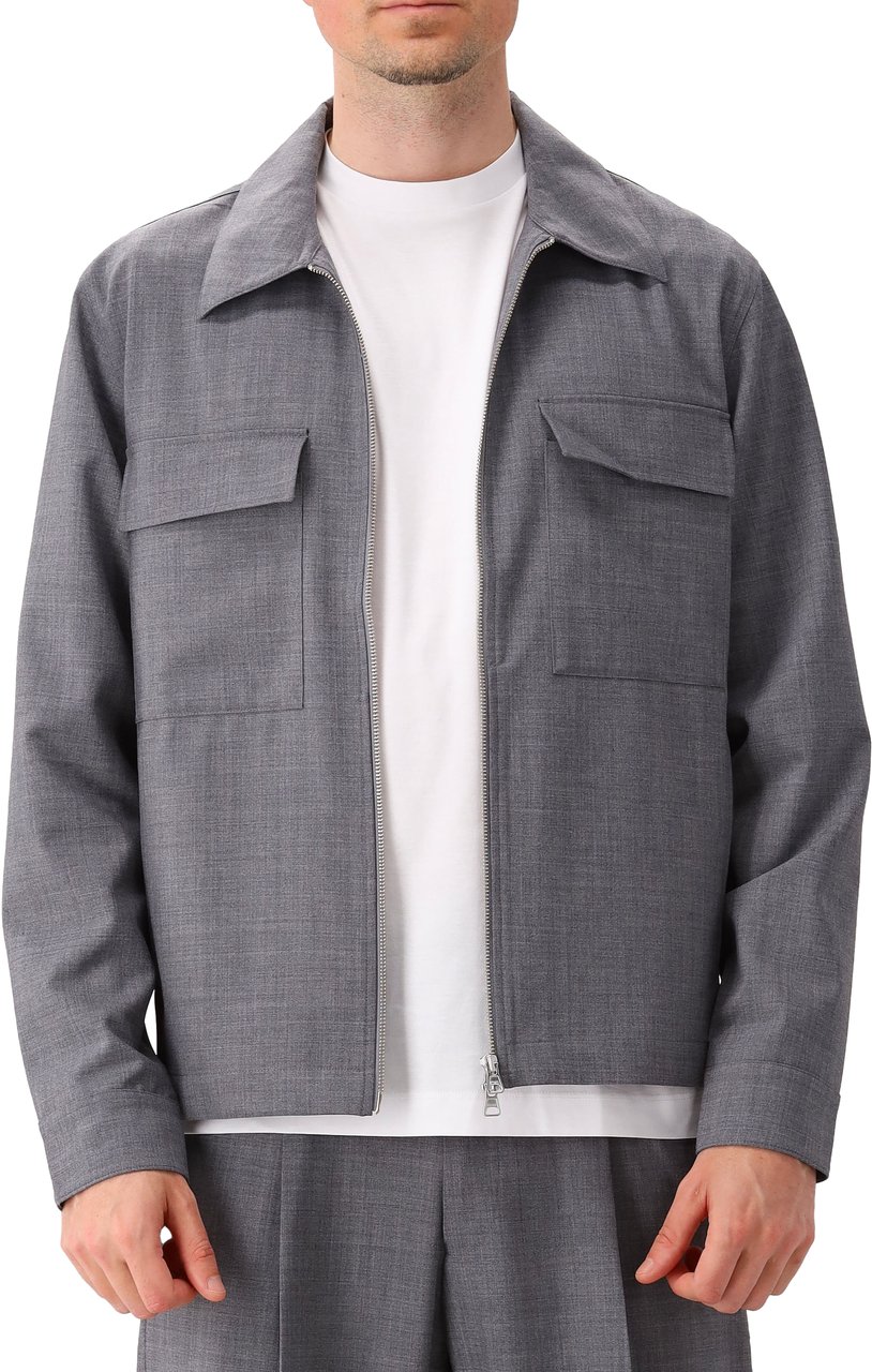 NN07 NN.07 Overshirt Grijs Alban Grijs