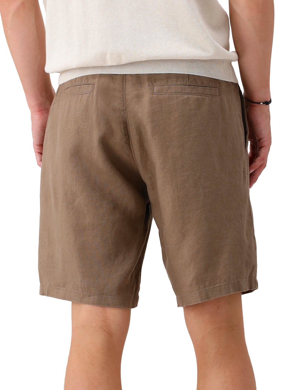 NN07 NN.07 Korte Broek Bruin Linnen Aden 1454 Bruin