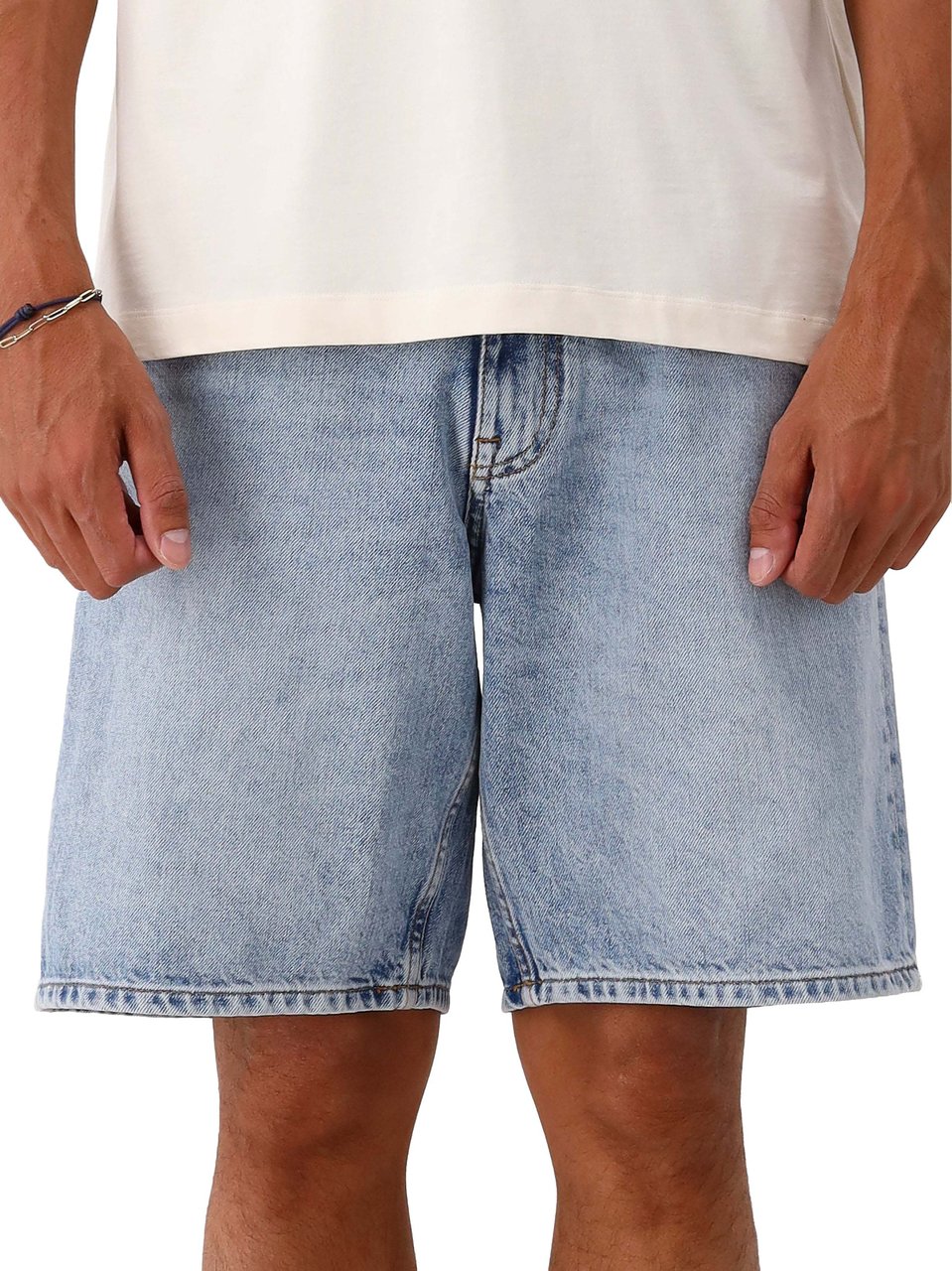 NN07 NN.07 Korte Broek Blauw Otis 1882 Blauw