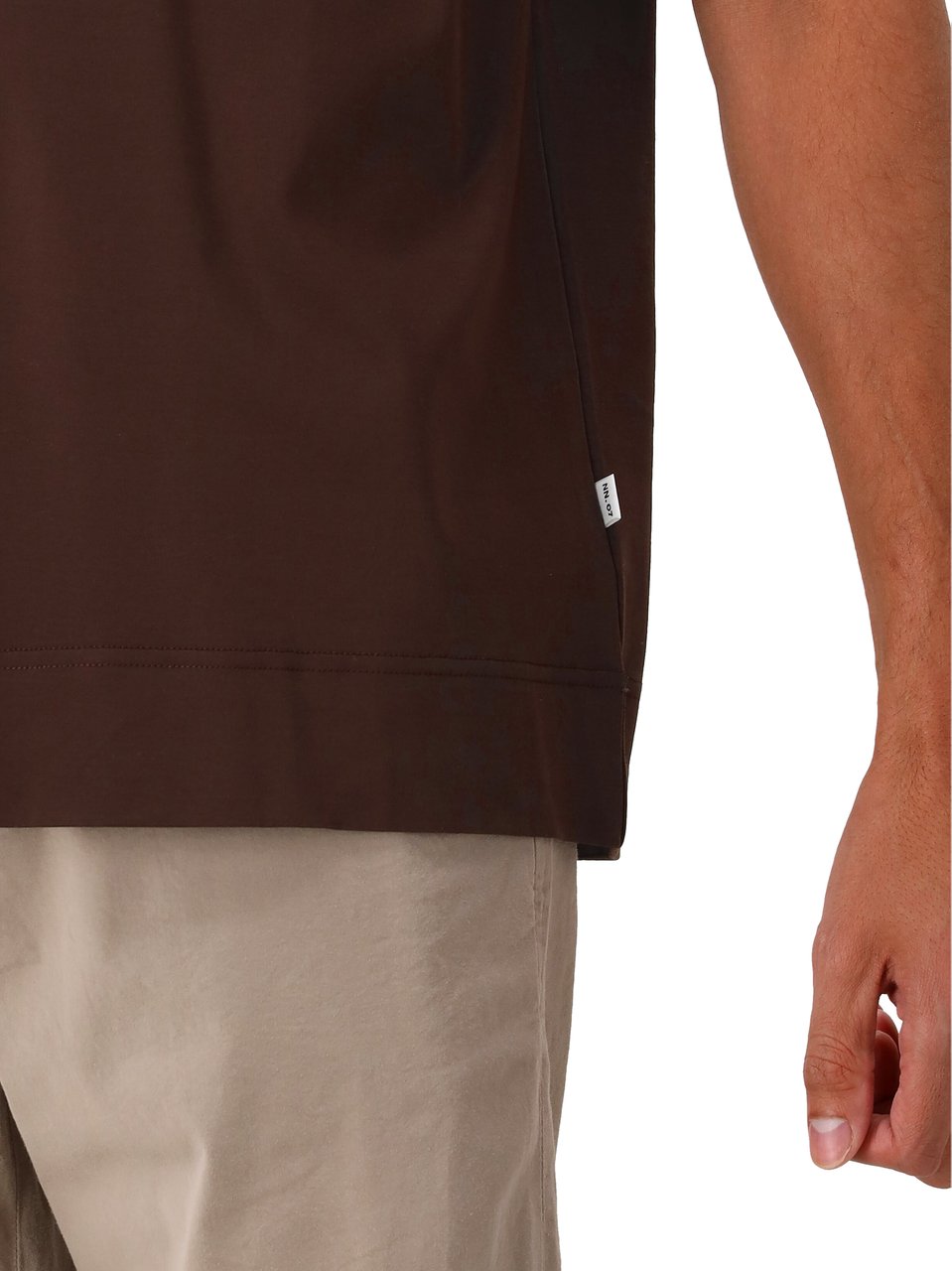 NN07 NN.07 T-shirt Bruin Pedro Bruin