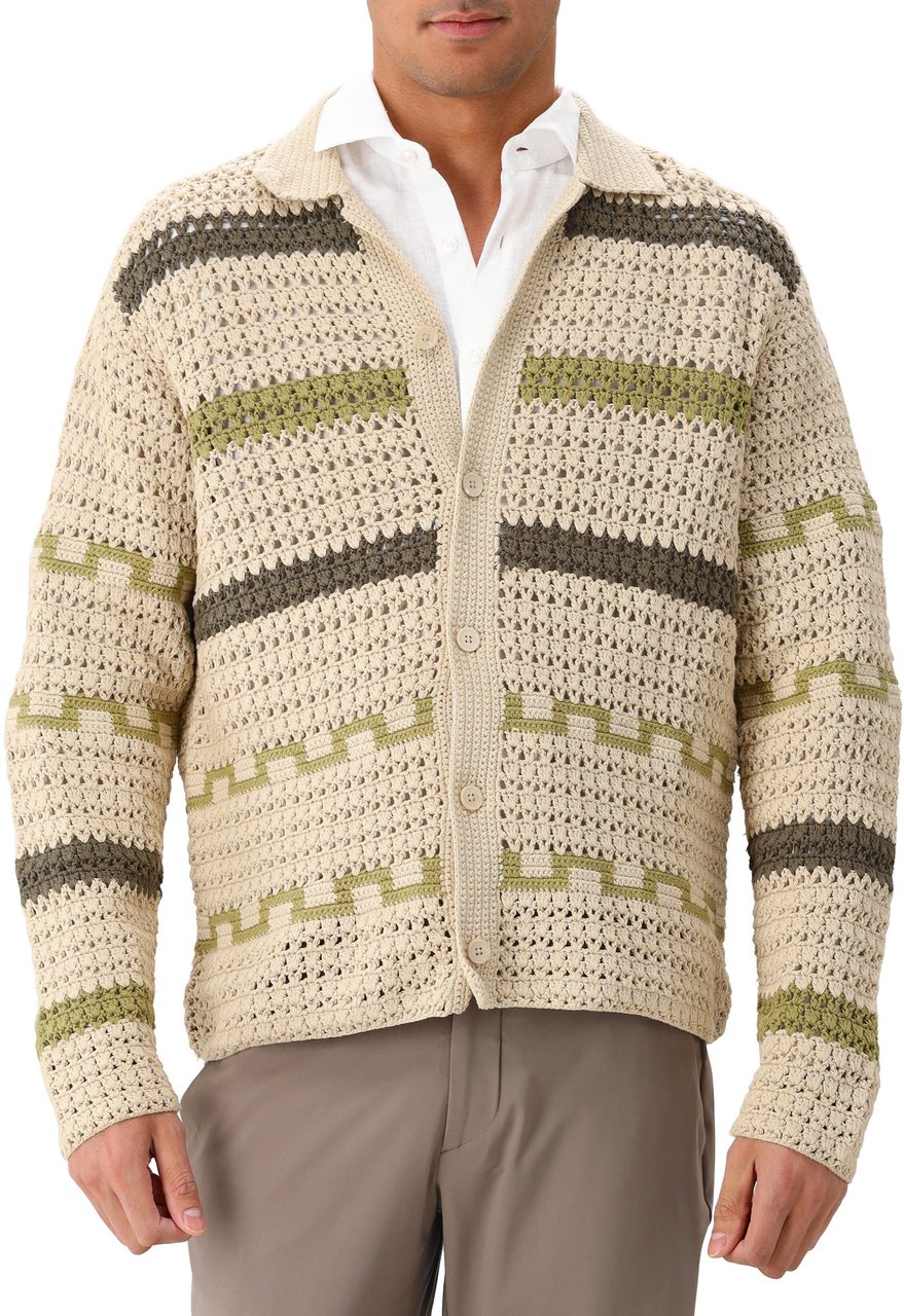 NN07 NN.07 Vest Beige Frank Crochet 6693 Beige