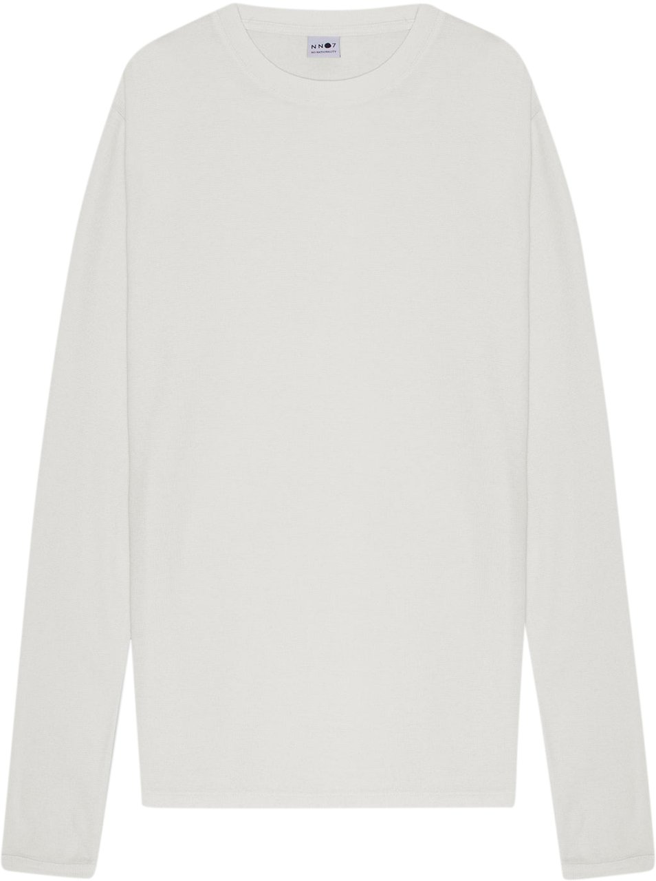 NN07 Longsleeve Waffle Clive Bianca Wit