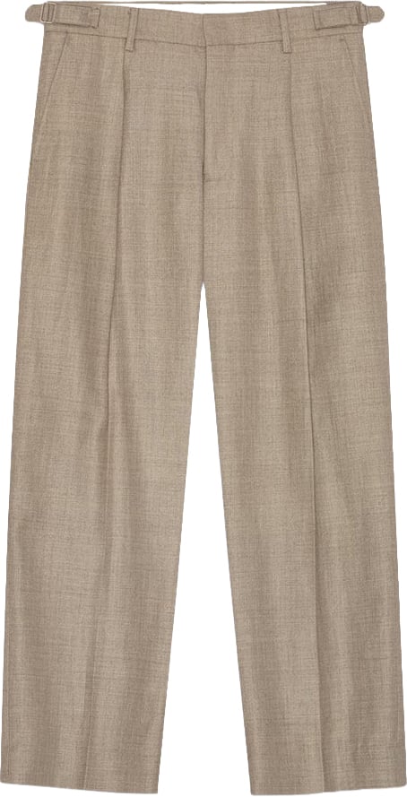 NN07 Pantalone Kay Khaki Melange Bruin