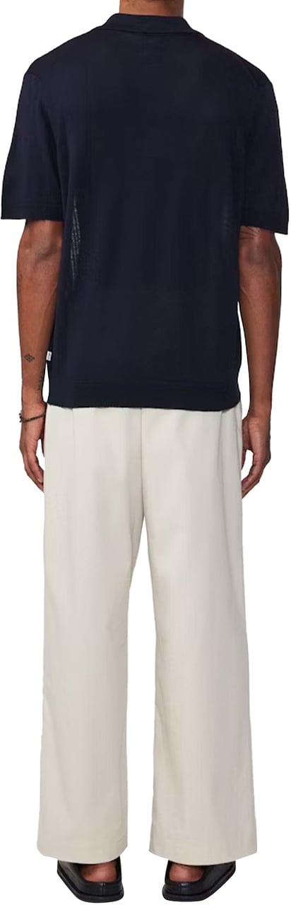 NN07 No Nationality Thor Ss Polos Donkerblauw Thor Ss 6539 Blauw