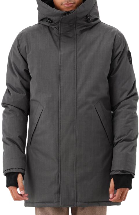 Nobis Nobis Parka Jas Grijs Crosshatch Grijs