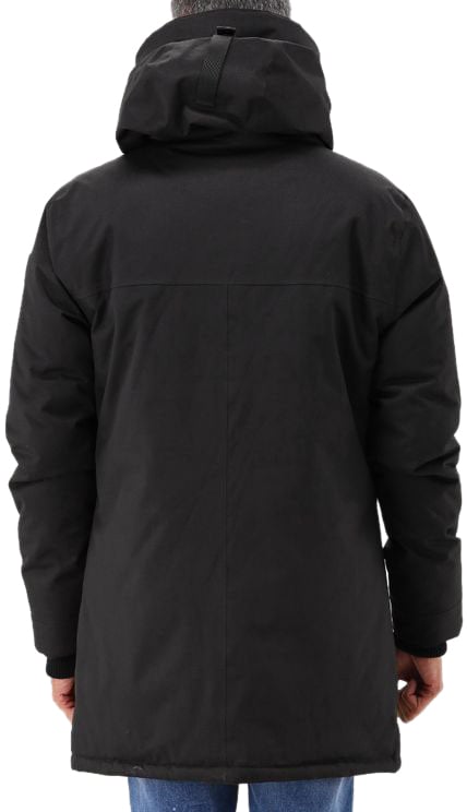 Nobis Nobis Parka Jas Zwart Pierre Crosshatch Zwart