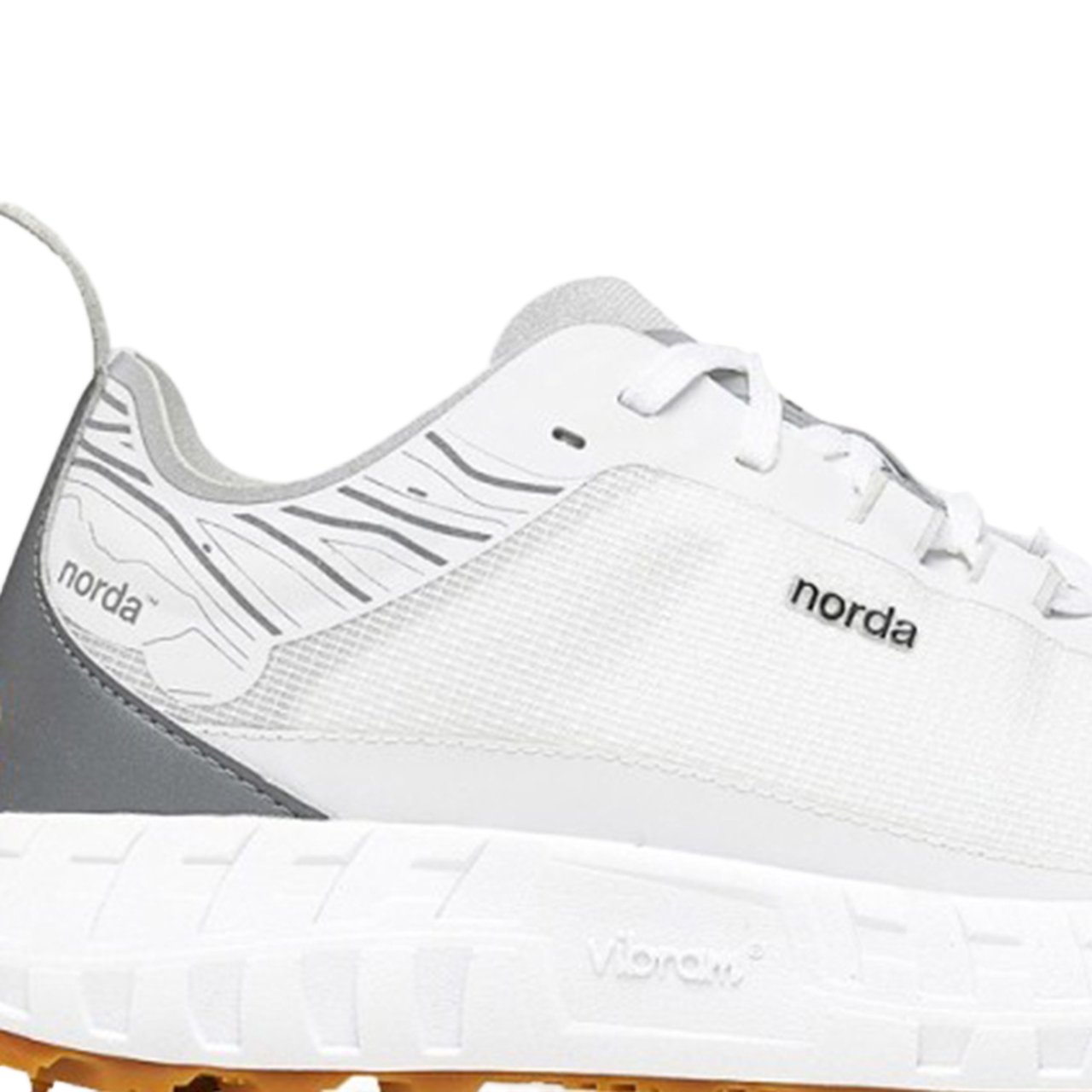 Norda Bio-Dyneema Eco-Friendly Sneakers with Vibram Litebase Sole Wit