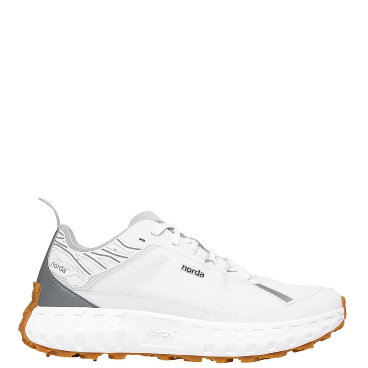 Norda Bio-Dyneema Eco-Friendly Sneakers with Vibram Litebase Sole Wit