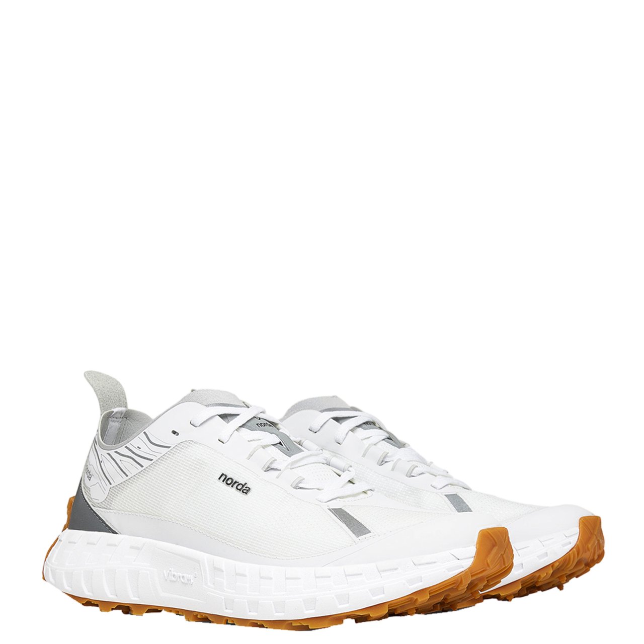 Norda Bio-Dyneema Eco-Friendly Sneakers with Vibram Litebase Sole Wit