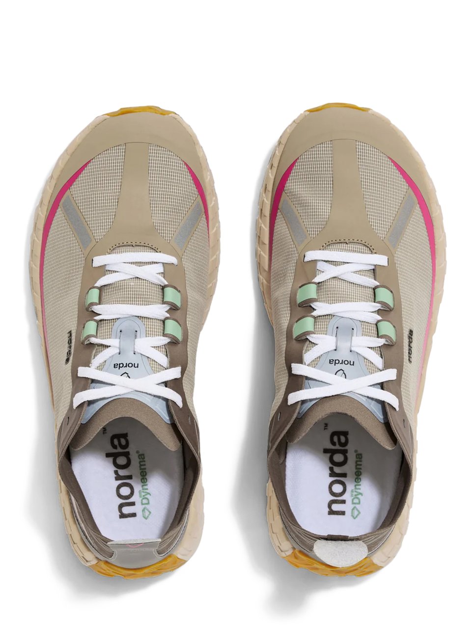 Norda Breathable Mesh Sneakers with Dyneema Upper Grijs