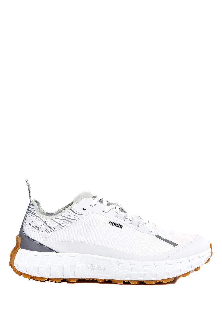 Norda 001 White/Gum Trail Running Shoes Wit