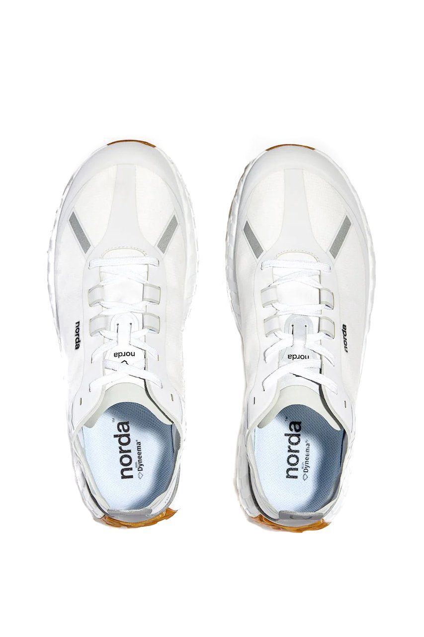 Norda 001 White/Gum Trail Running Shoes Wit