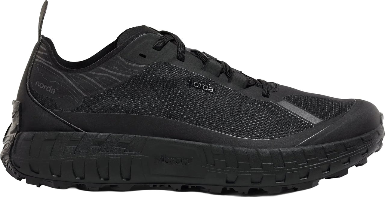 Norda Sneakers Stealth Black Zwart