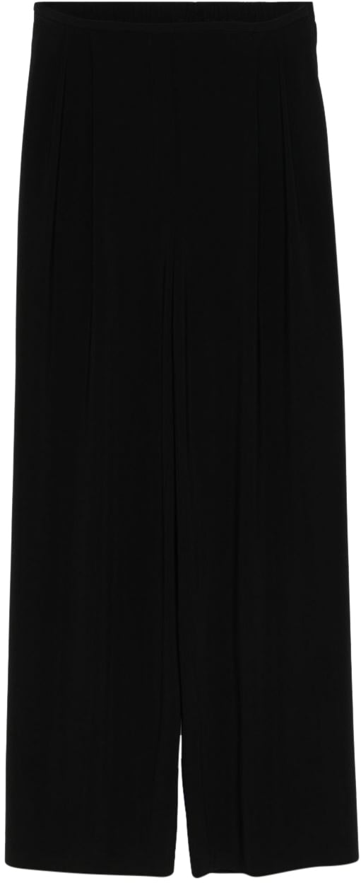 Norma Kamali Trousers Black Zwart
