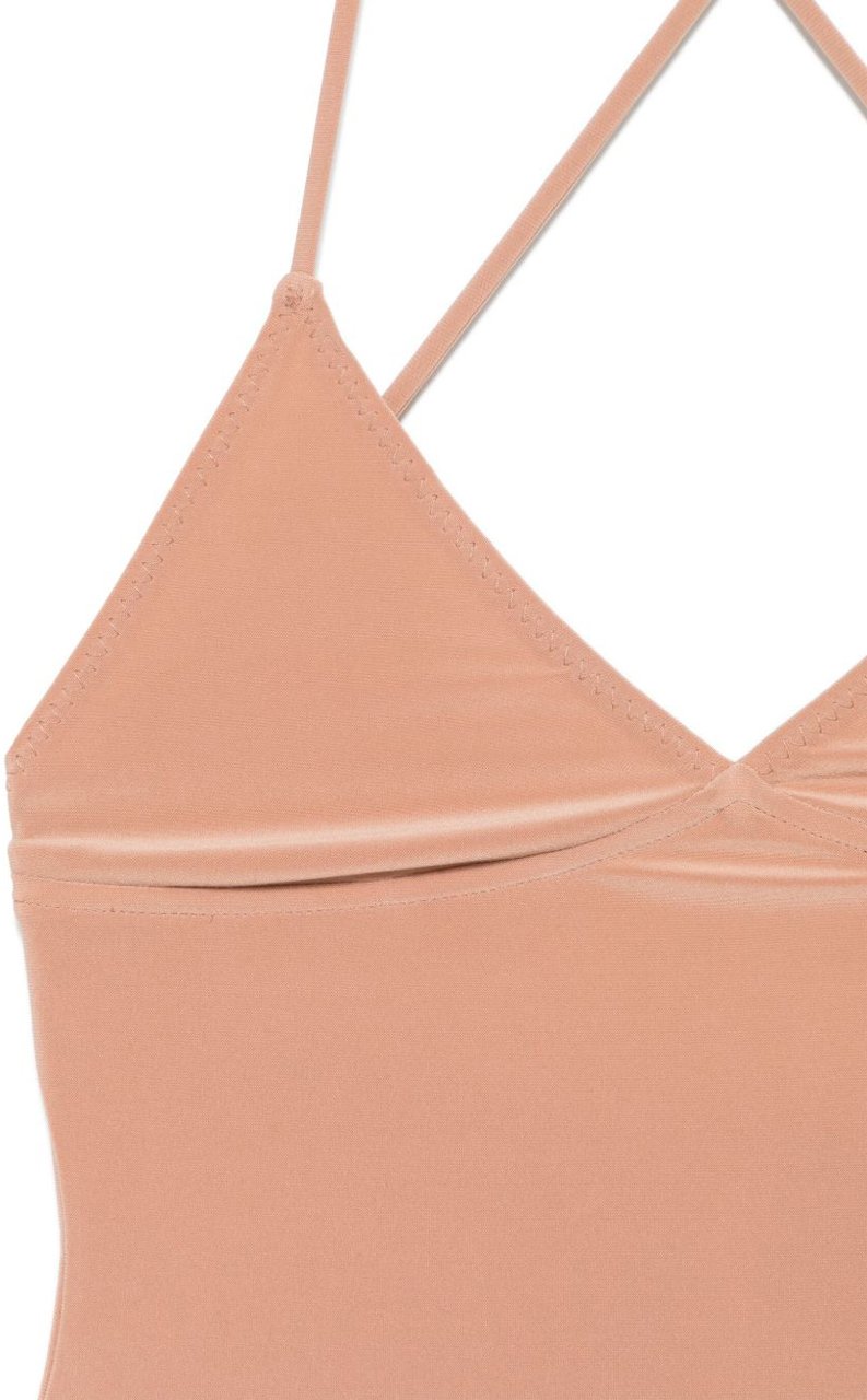 Norma Kamali Top Beige Beige