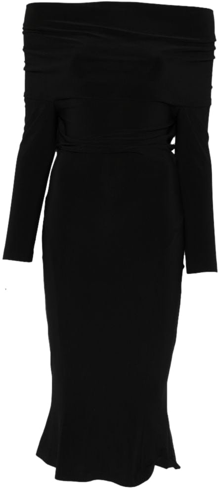 Norma Kamali Dresses Black Zwart