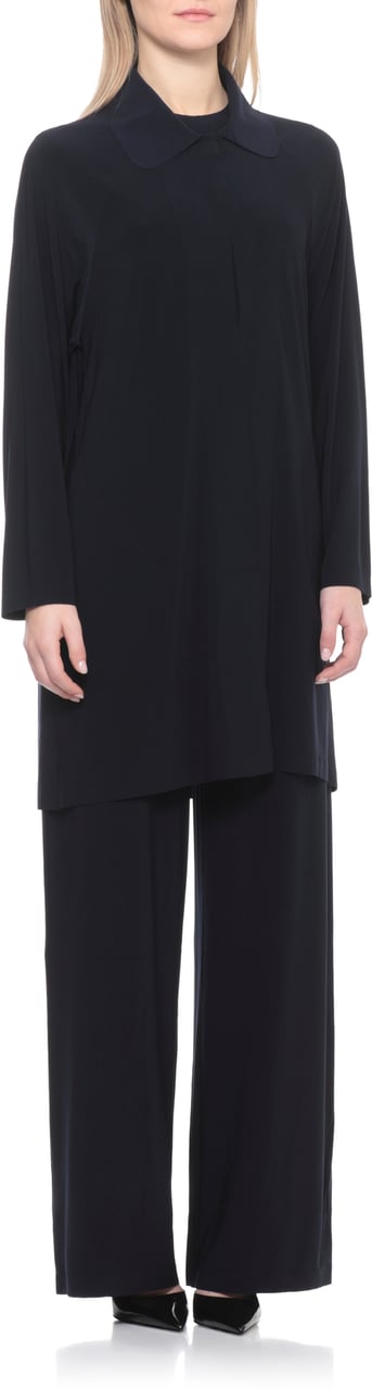 Norma Kamali Coats Blue Blauw