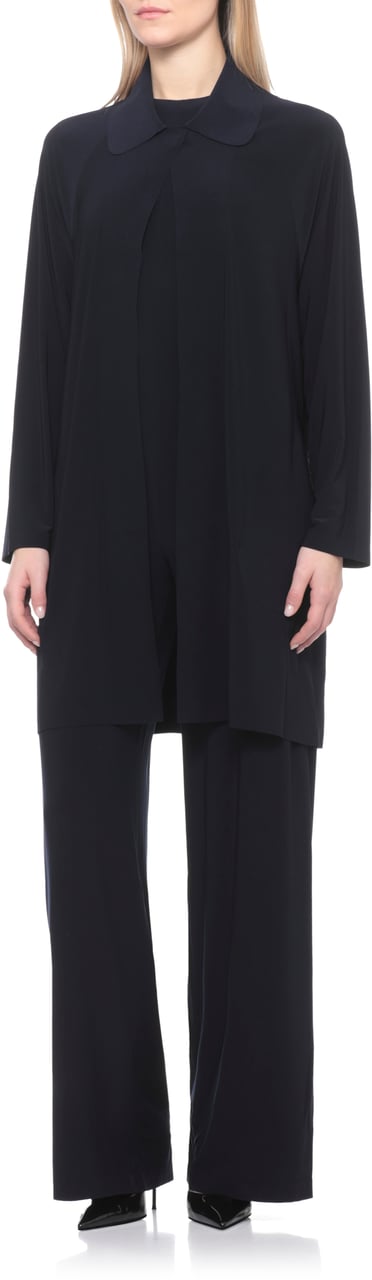 Norma Kamali Coats Blue Blauw