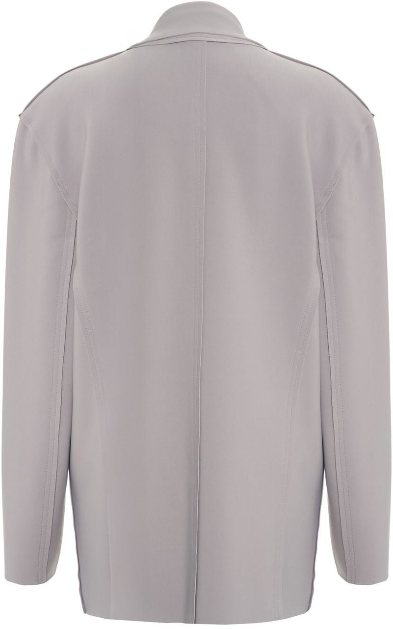 Norma Kamali Oversize single-breasted blazer Grijs