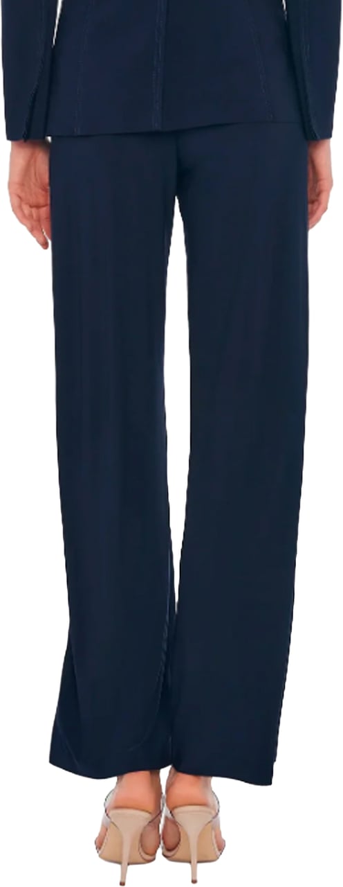 Norma Kamali Trousers Midnight Navy