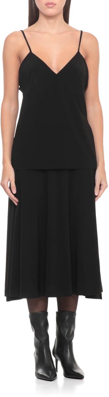 Norma Kamali Top Black Zwart