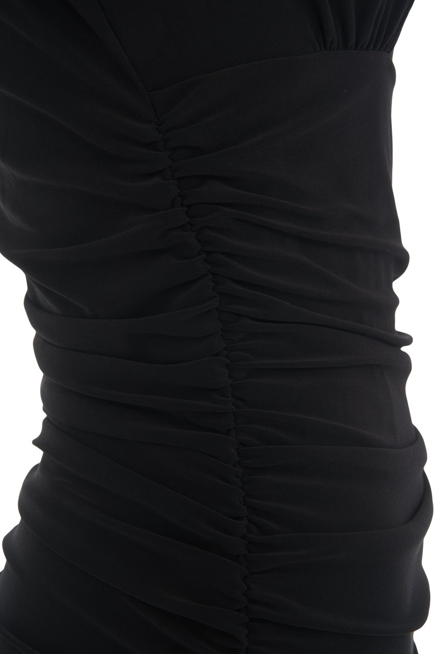 Norma Kamali Jumpsuit with V-neck Zwart