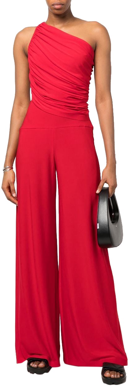 Norma Kamali Trousers Red Rood