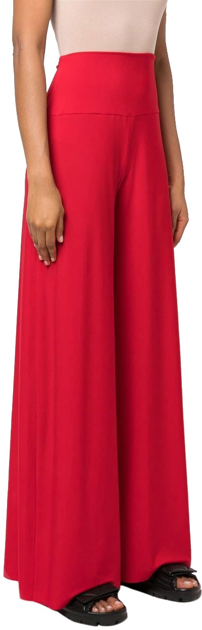 Norma Kamali Trousers Red Rood