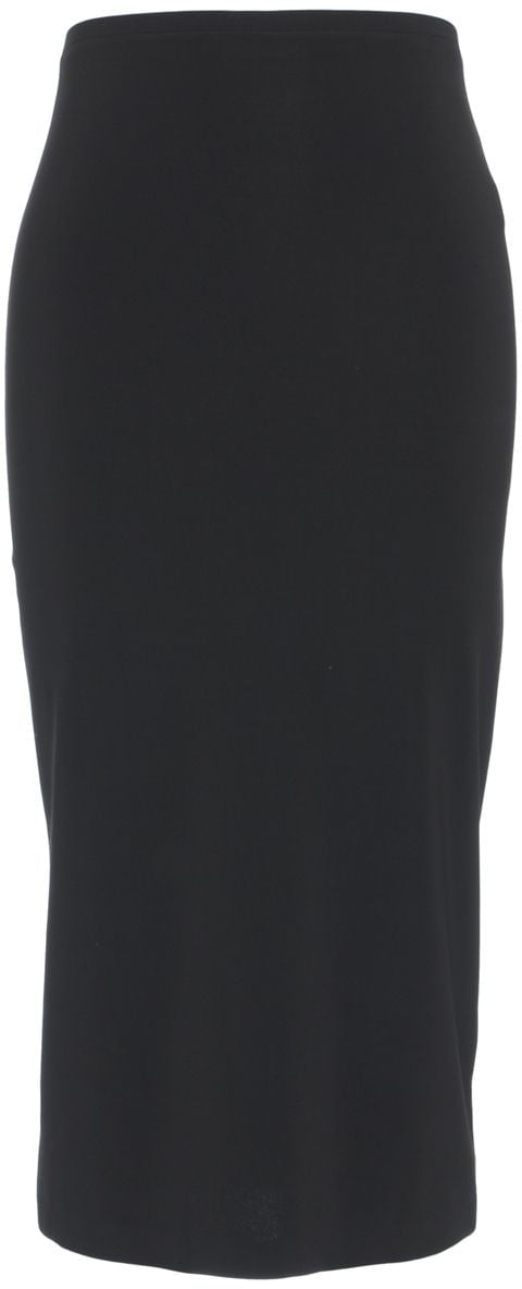 Norma Kamali Midi skirt Zwart