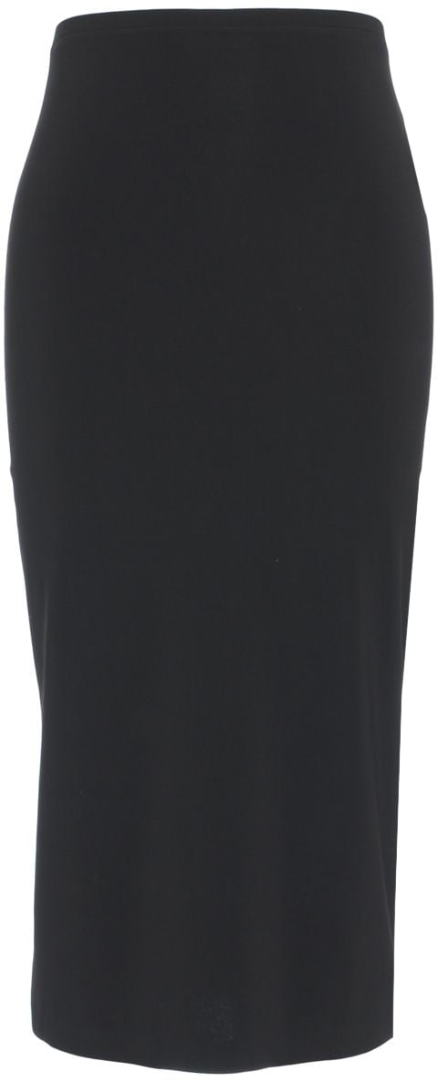 Norma Kamali Midi skirt Zwart