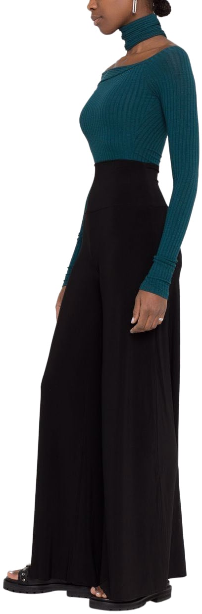 Norma Kamali Trousers Black Zwart