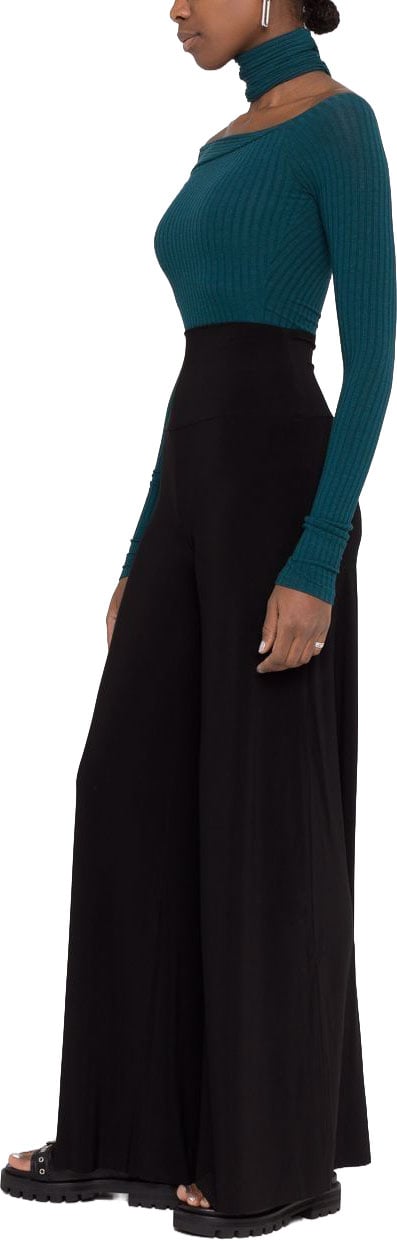 Norma Kamali Trousers Black Zwart
